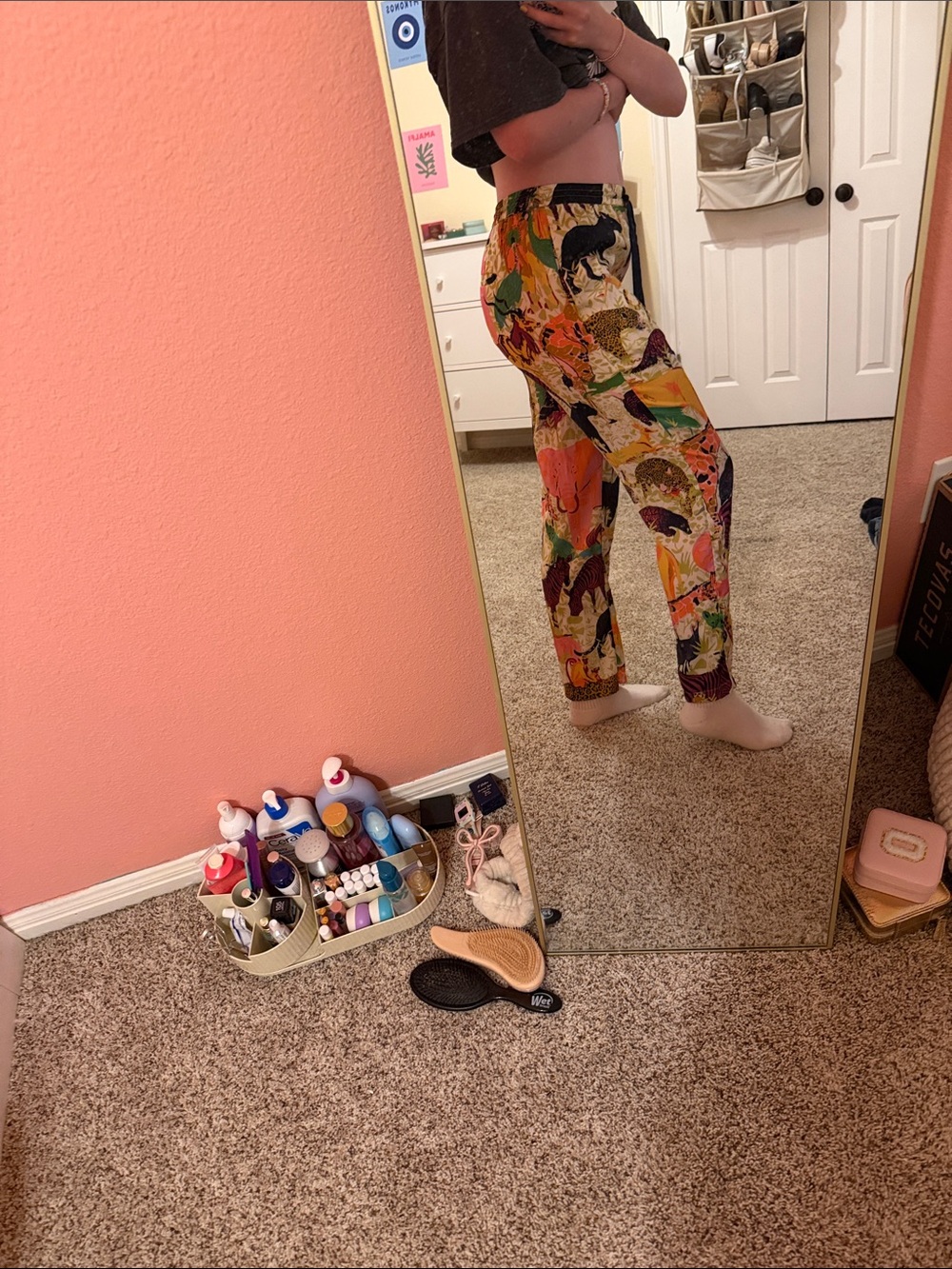 J crew Wild Safari Print Drawstring Pants - Multicolor - Picture 4 of 4